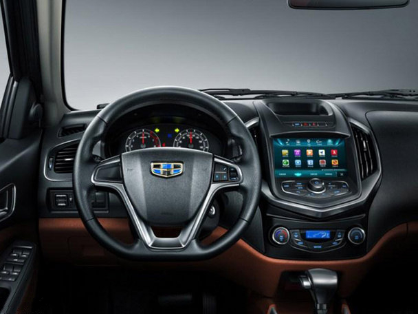 吉利新款金刚内饰官图 2016年1月上市2